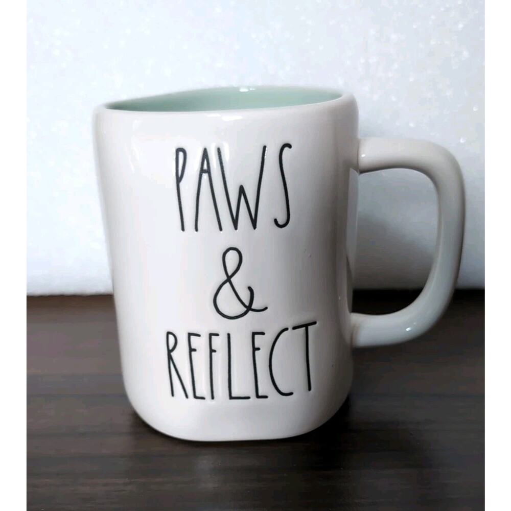 Rae Dunn Paws And Reflect Artisan Collection By Magenta Coffee Mug